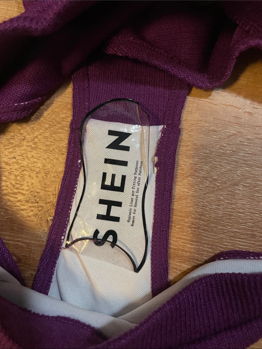 Purple Ribbed Bikini Set - Picture 3 of 5